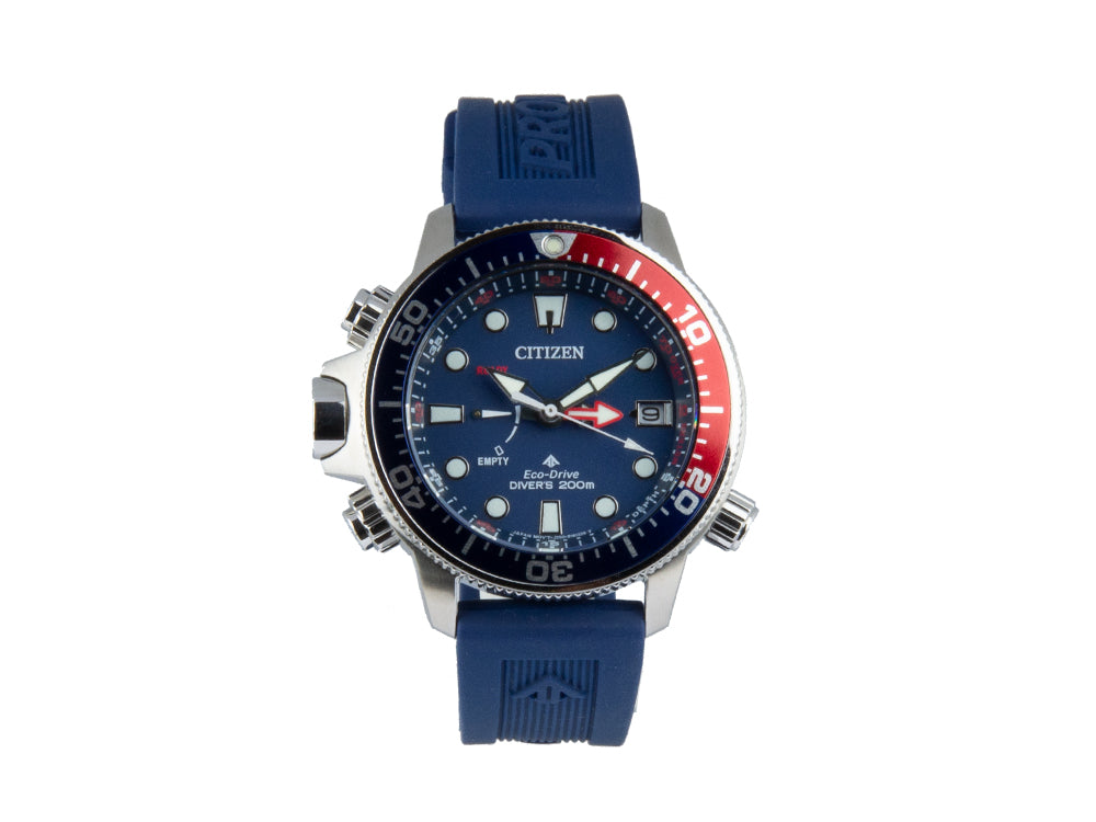 Reloj de Cuarzo Citizen Promaster, Eco Drive, 46.1 mm, Azul, 20 atm, BN2038-01L