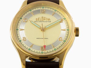 Reloj Manual Delbana Recordmaster Mechanical, dorado, 40 mm, 42601.748.6.024