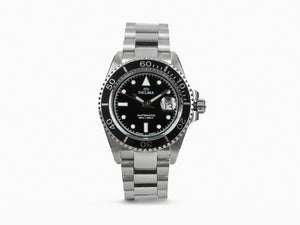 Reloj Automático Delma Diver Commodore, Negro, 43 mm, 41701.690.6.031