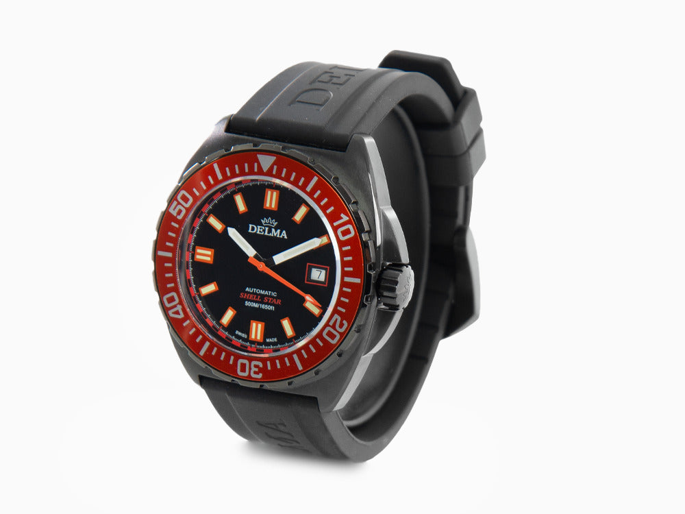 Reloj Automático Delma Diver Shell Star Black Tag, Ed. Limitada, 44501.670.6.151