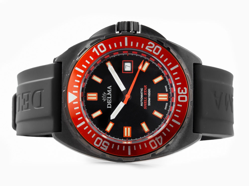 Reloj Automático Delma Diver Shell Star Black Tag, Ed. Limitada, 44501.670.6.151