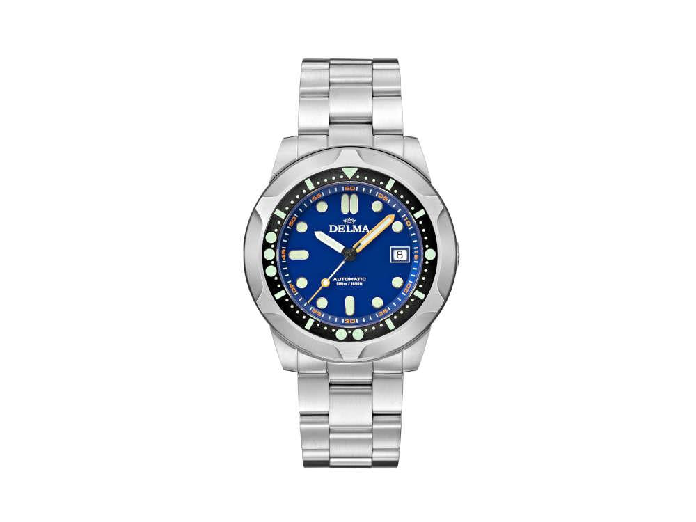 Reloj Automático Delma Diver Quattro, Azul, Edición Limitada, 41701.744.6.048