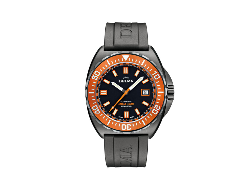 Reloj Automático Delma Diver Shell Star Black Tag, Ed. Limitada, 44501.670.6.151