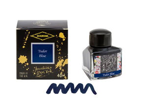 Tintero Diamine, 40ml., Tudor Blue, Cristal