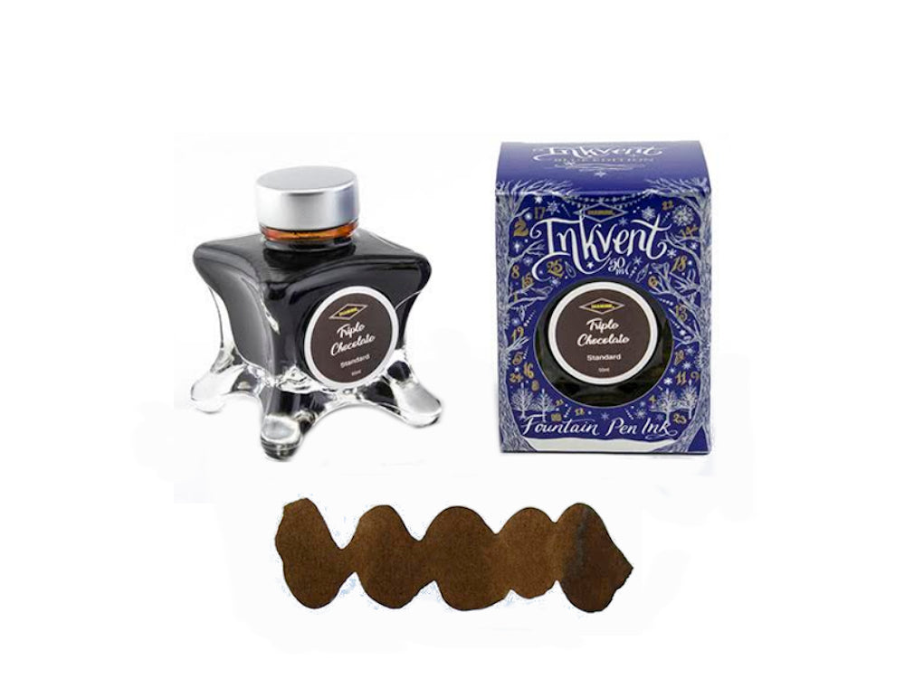 Tintero Diamine Triple Chocolate, Ink Vent Blue, 50ml, Marrón