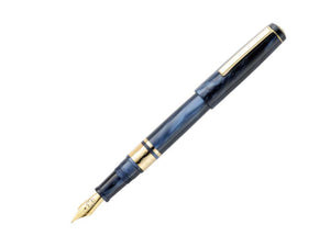 Pluma Estilográfica Esterbrook Model J Capri Blue, Adornos en oro, EBJCB