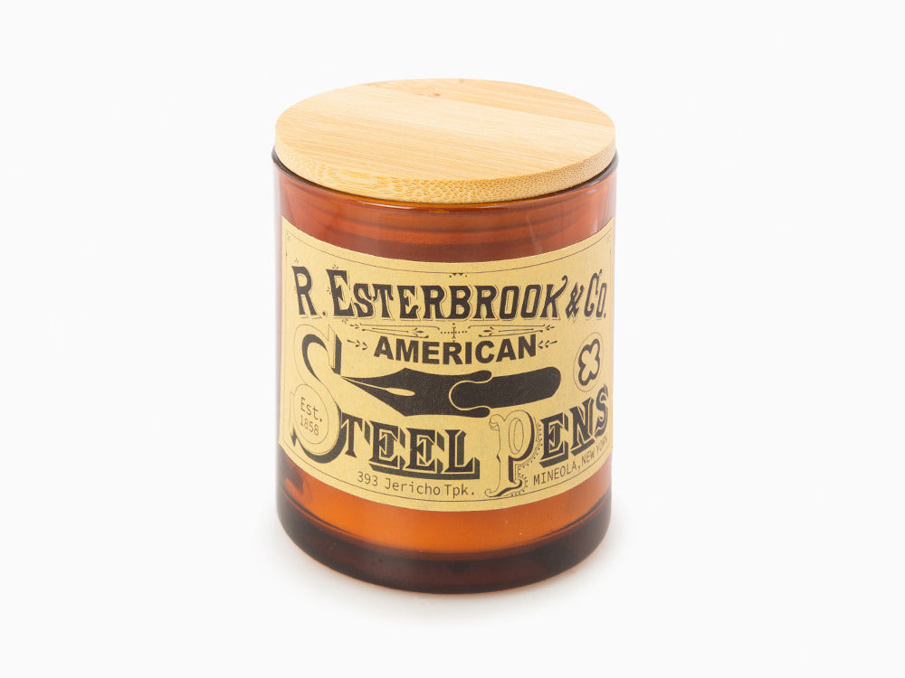 Vela Esterbrook Jengibre Naranja, Cristal, ECANDLE