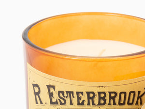 Vela Esterbrook Jengibre Naranja, Cristal, ECANDLE