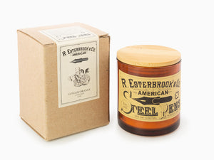 Vela Esterbrook Jengibre Naranja, Cristal, ECANDLE