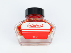 Tintero Esterbrook Tangerine, Naranja, 50ml, Cristal, EINK-SHIMM-TANGERINE