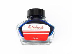 Tintero Esterbrook Aqua, Azul, 50ml, Cristal, EINK-SHIMM-AQUA