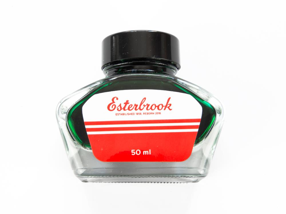 Tintero Esterbrook Evergreen, Verde, 50ml, Cristal, EINK-EVERGREEN