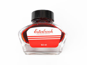 Tintero Esterbrook Scarlet, Rojo, 50ml, Cristal, EINK-SCARLET