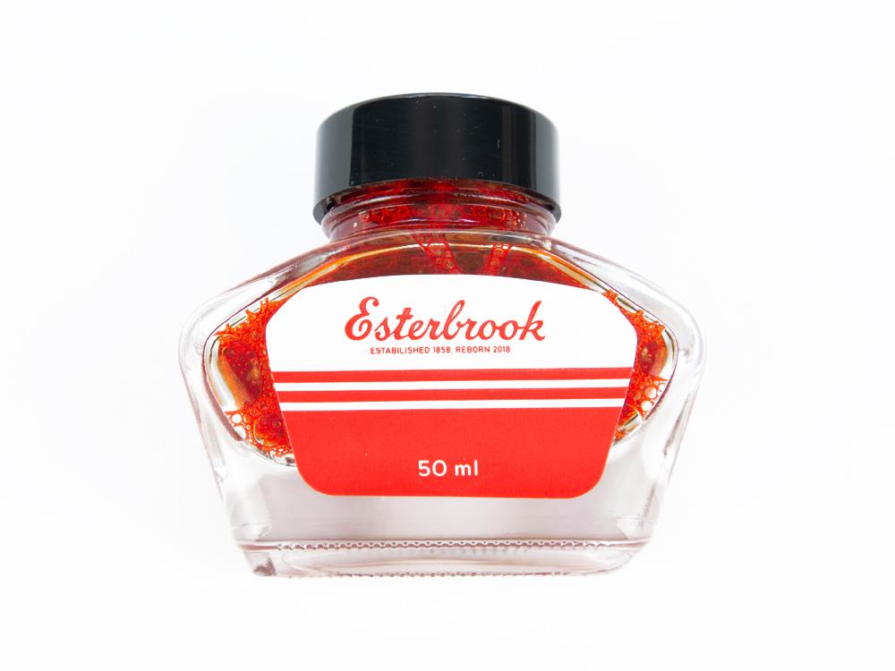 Tintero Esterbrook Tangerine, Naranja, 50ml, Cristal, EINK-SHIMM-TANGERINE