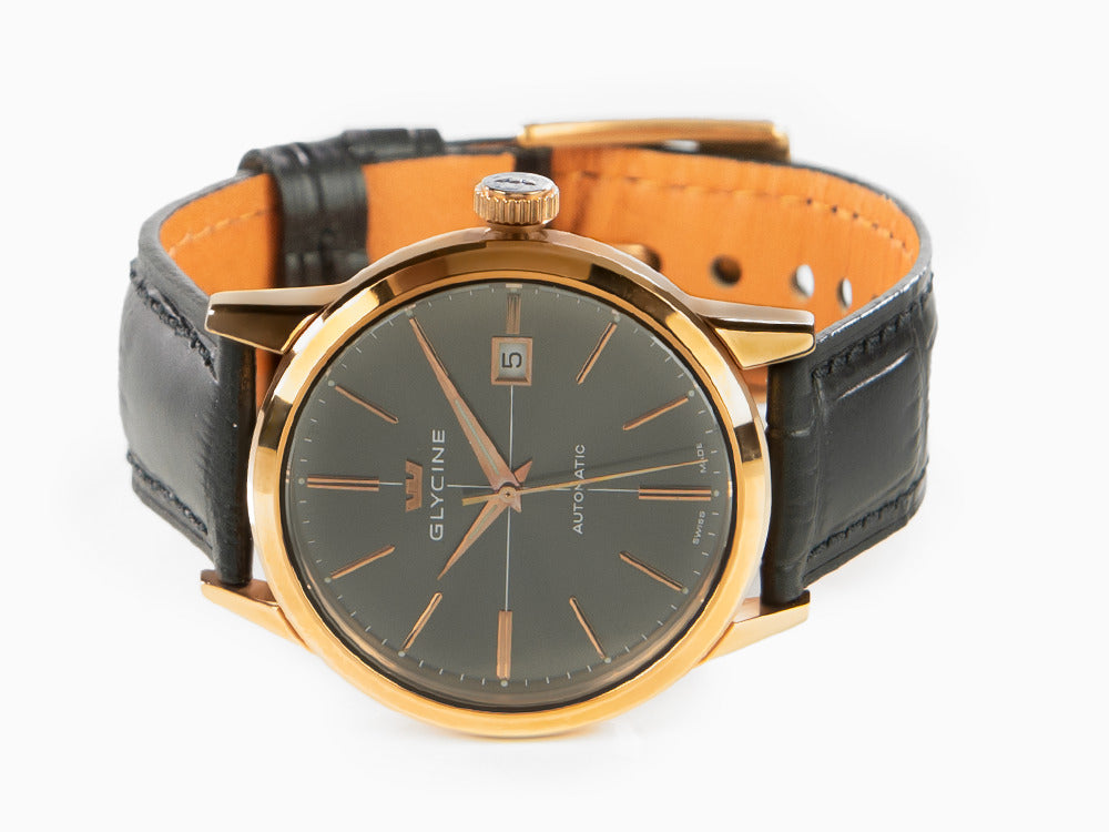 Reloj Automático Glycine Classic, GL 224, Oro, 3910.29-LBK9