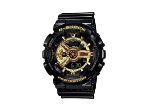 Reloj de Cuarzo G-SHOCK Casio Classic, Resina, Negro, 55 × 51.2mm, GA-110GB-1AER