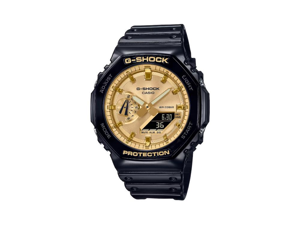 Reloj de Cuarzo G-SHOCK Casio Classic, Dorado, 48.5 × 45.4mm, GA-2100GB-1AER