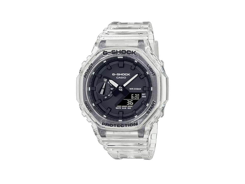 Reloj de Cuarzo G-SHOCK Casio Classic, Negro, 48.5 × 45.4mm, GA-2100SKE-7AER