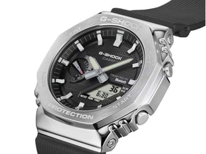 Reloj de Cuarzo G-SHOCK Casio G-Steel, Negro, 49.3mm × 44.4mm, GBM-2100-1AER