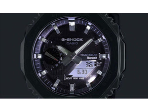 Reloj de Cuarzo G-SHOCK Casio G-Steel, Negro, 49.3mm × 44.4mm, GBM-2100-1AER