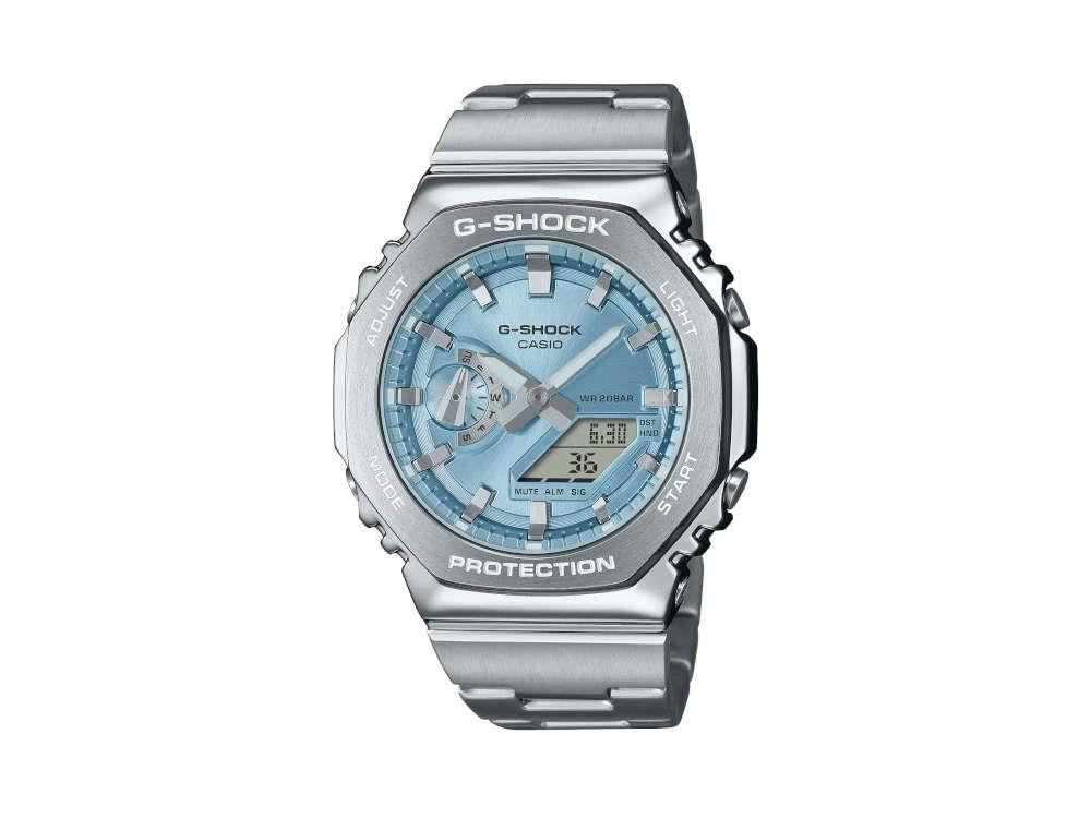 Reloj de Cuarzo G-SHOCK Casio G-Steel, Azul, GM-2110D-2AER