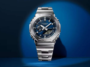 Reloj de Cuarzo G-SHOCK Casio G-Steel, Azul, 49.3mm × 44.4mm, GM-2110D-2BER