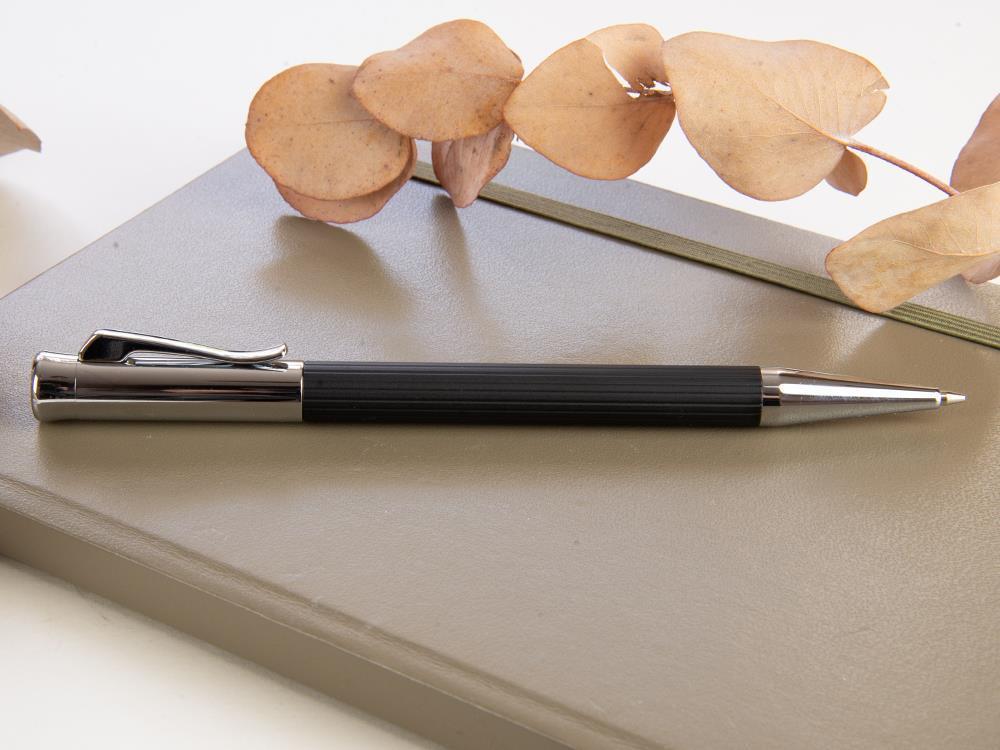 Portaminas Graf von Faber-Castell Tamitio, Metal, Acanalado, Negro, 131580