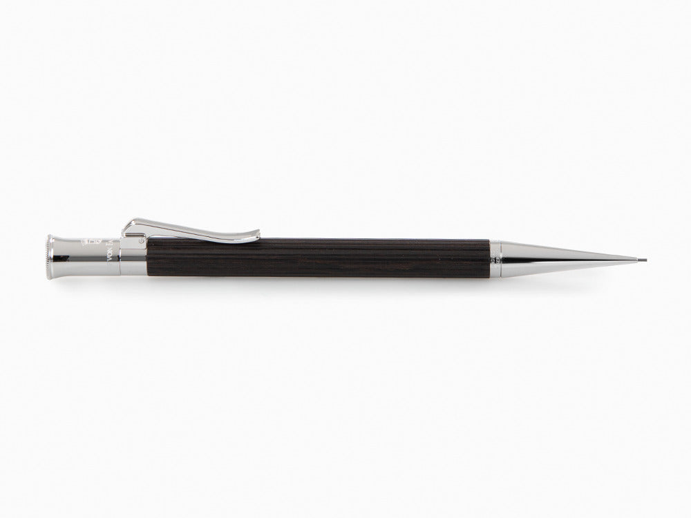 Portaminas Graf von Faber-Castell Classic, Madera de grenadille, Platino 0.7 mm