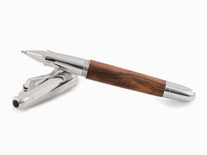 Roller Graf von Faber-Castell Magnum, Madera de nogal, Platino, 146388