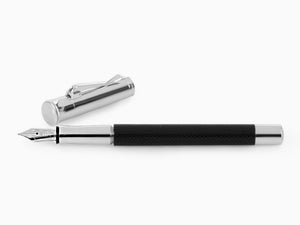 Estilográfica Graf von Faber-Castell Guilloche, Resina preciosa, Negro