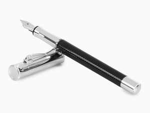 Estilográfica Graf von Faber-Castell Guilloche, Resina preciosa, Negro