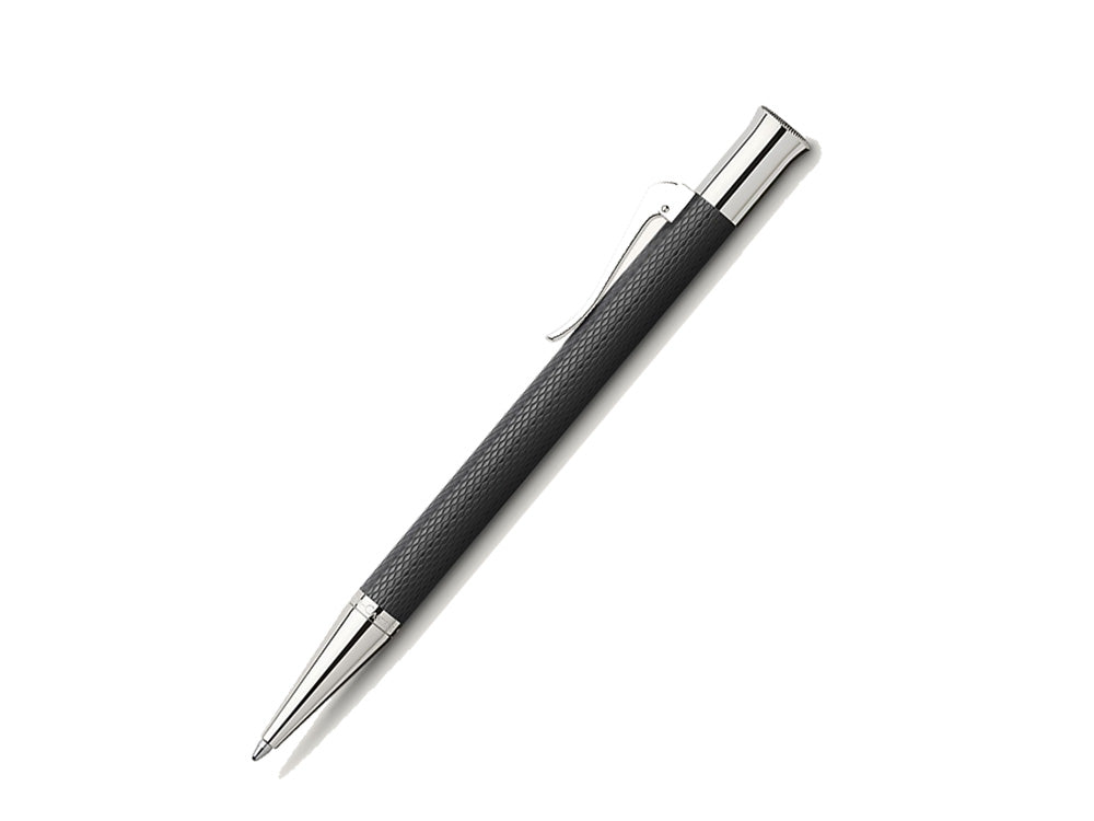 Bolígrafo Graf von Faber-Castell Guilloche, Resina preciosa, Negro, 146530