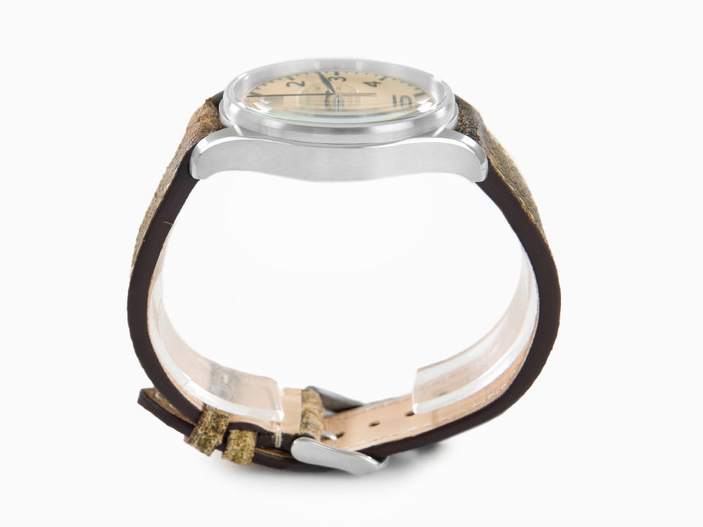 Reloj de Cuarzo Iron Annie Cockpit, Beige, 42 mm, Cronógrafo, Día, 5186-5