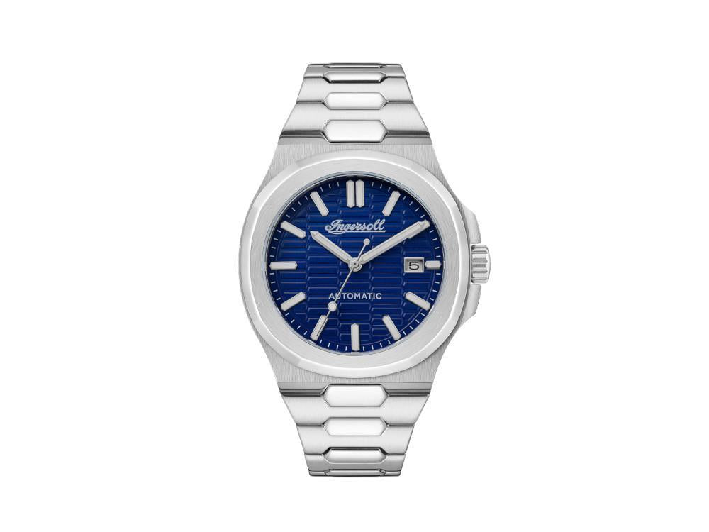 Reloj Automático Ingersoll Catalina, Acero Inoxidable 316L, 44 mm, Azul, I11801