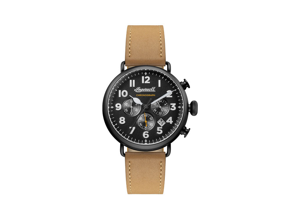 Reloj de Cuarzo Ingersoll Trenton, 44 mm, Negro, Cronógrafo, I03502