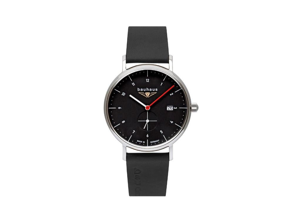 Reloj de Cuarzo Bauhaus, Negro, 41 mm, Día, 2130-2