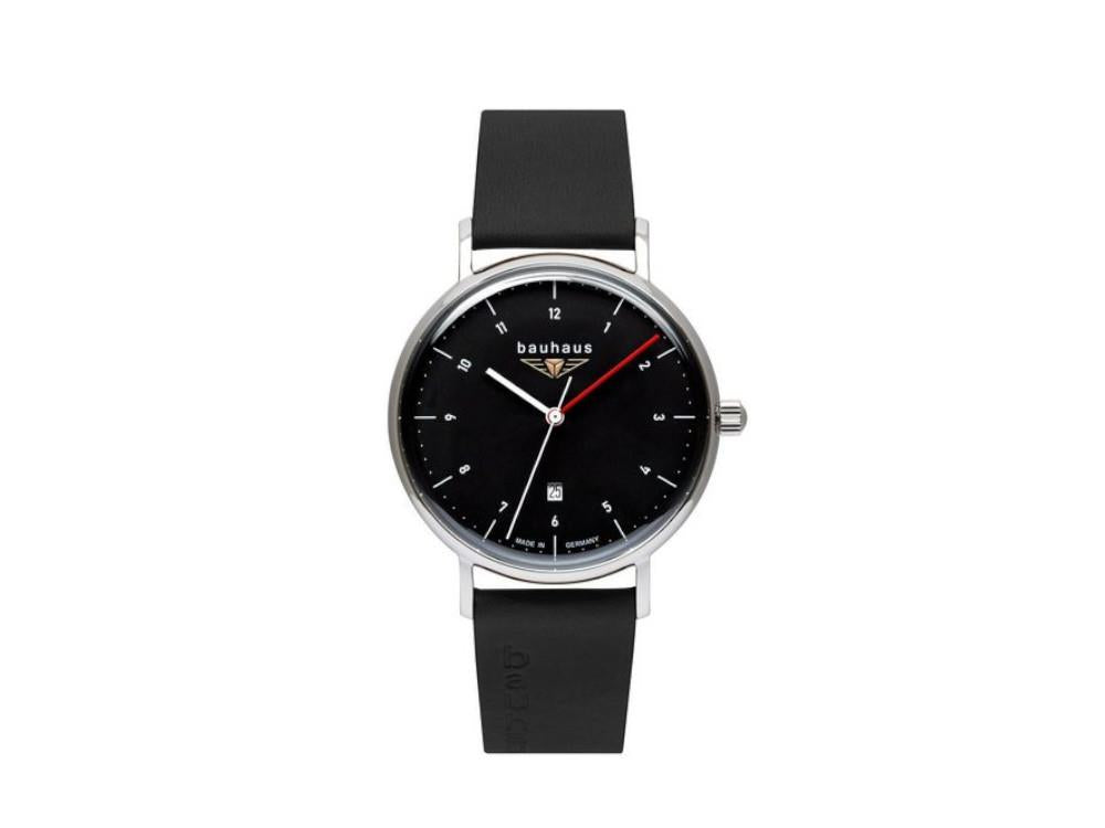 Reloj de Cuarzo Bauhaus, Negro, 41 mm, Día, 2140-2