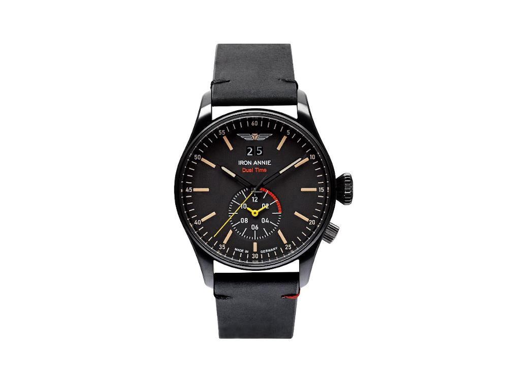 Reloj de Cuarzo Iron Annie Flight Control, Negro, 42 mm, 5144-2