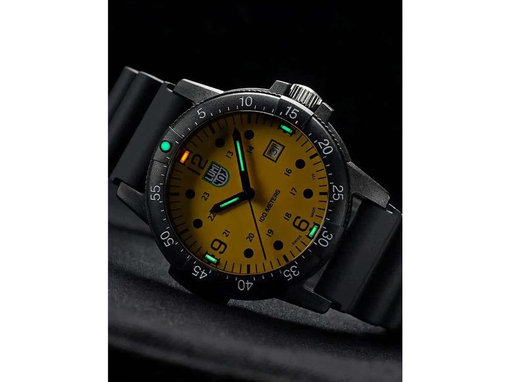 Reloj de Cuarzo Luminox G-Collection Sea Bass, Amarillo, CARBONOX, 44mm, X2.2005