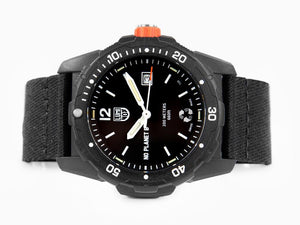 Reloj de Cuarzo Luminox Bear Grylls No Planet B, Negro, 42 mm, XB.3722.ECO