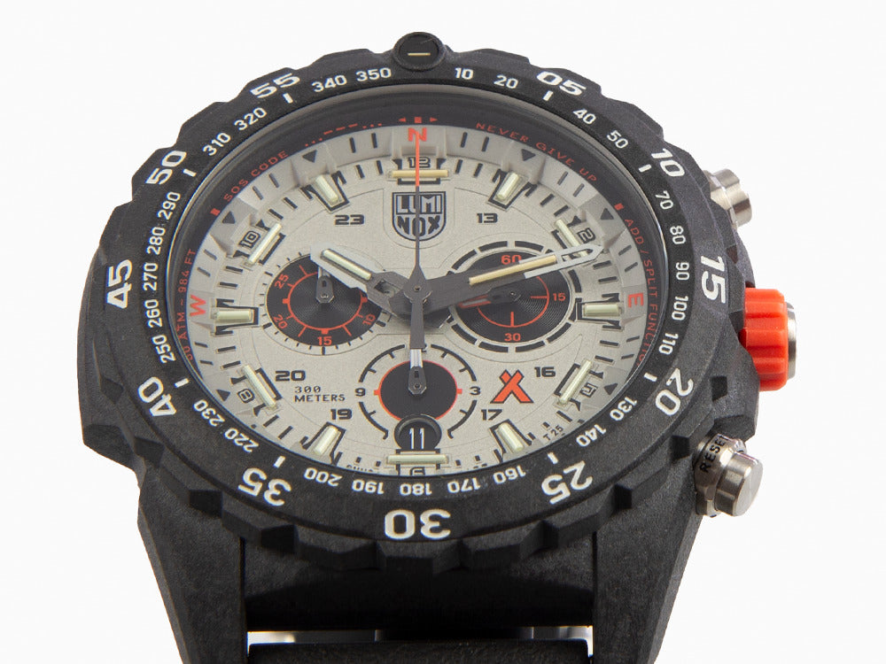 Reloj de Cuarzo Luminox Bear Grylls Survival 3740, CARBONOX, Gris, 45mm, XB.3748