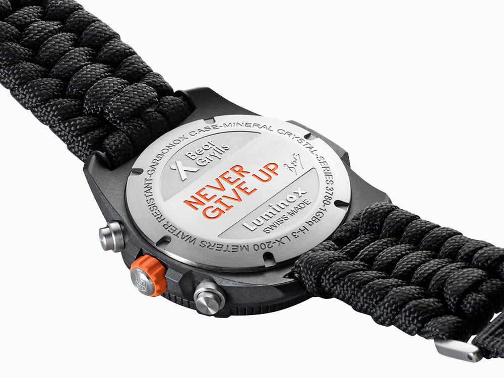 Reloj de Cuarzo Luminox Bear Grylls Survival Land Verde, 45mm, Paracord, XL.3797