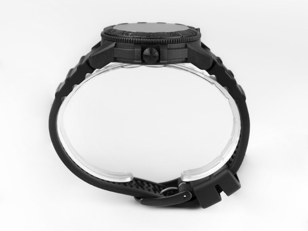 Reloj de Cuarzo Luminox Leatherback Sea Turtle, Negro, Carbono, 39mm, Día