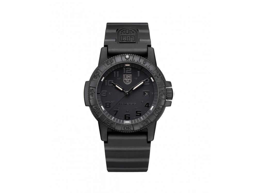 Reloj de Cuarzo Luminox Leatherback  Sea Turtle Giant 0320, Negro, Carbono, 44mm