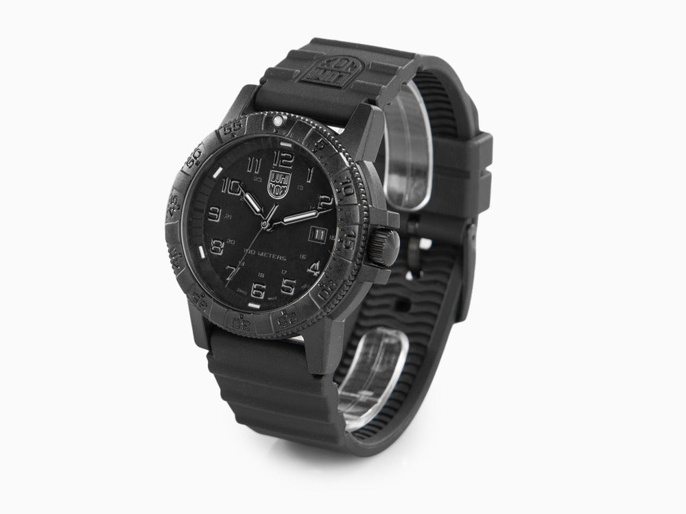 Reloj de Cuarzo Luminox Leatherback  Sea Turtle Giant 0320, Negro, Carbono, 44mm