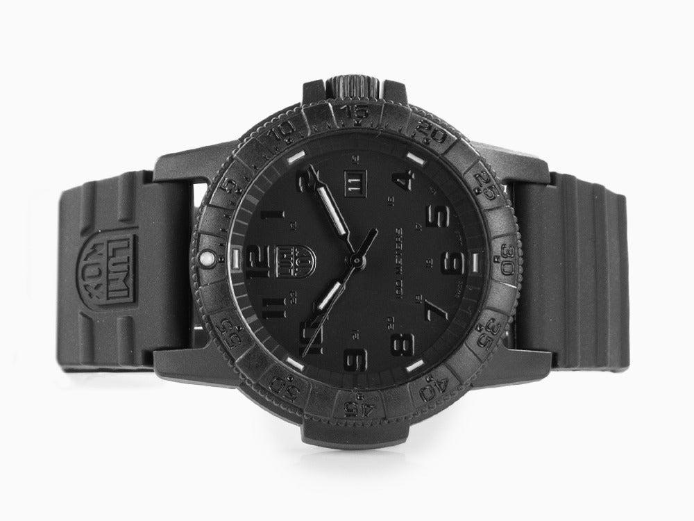 Reloj de Cuarzo Luminox Leatherback  Sea Turtle Giant 0320, Negro, Carbono, 44mm