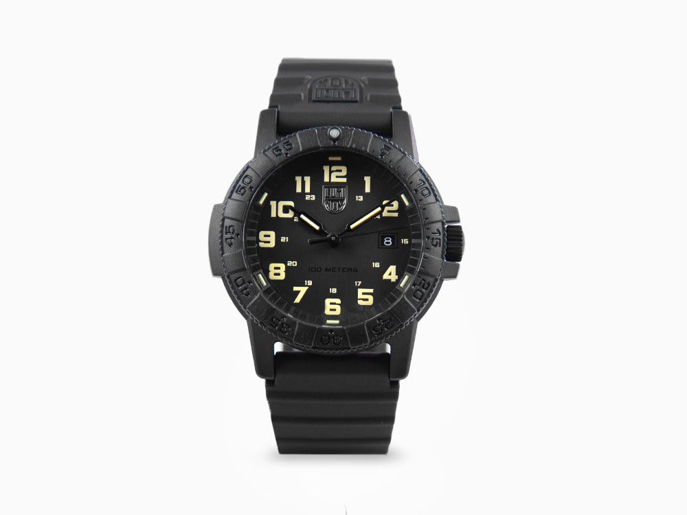 Reloj de Cuarzo Luminox Leatherback Sea Turtle, Negro, CARBONOX™, 44 mm, XS.0330