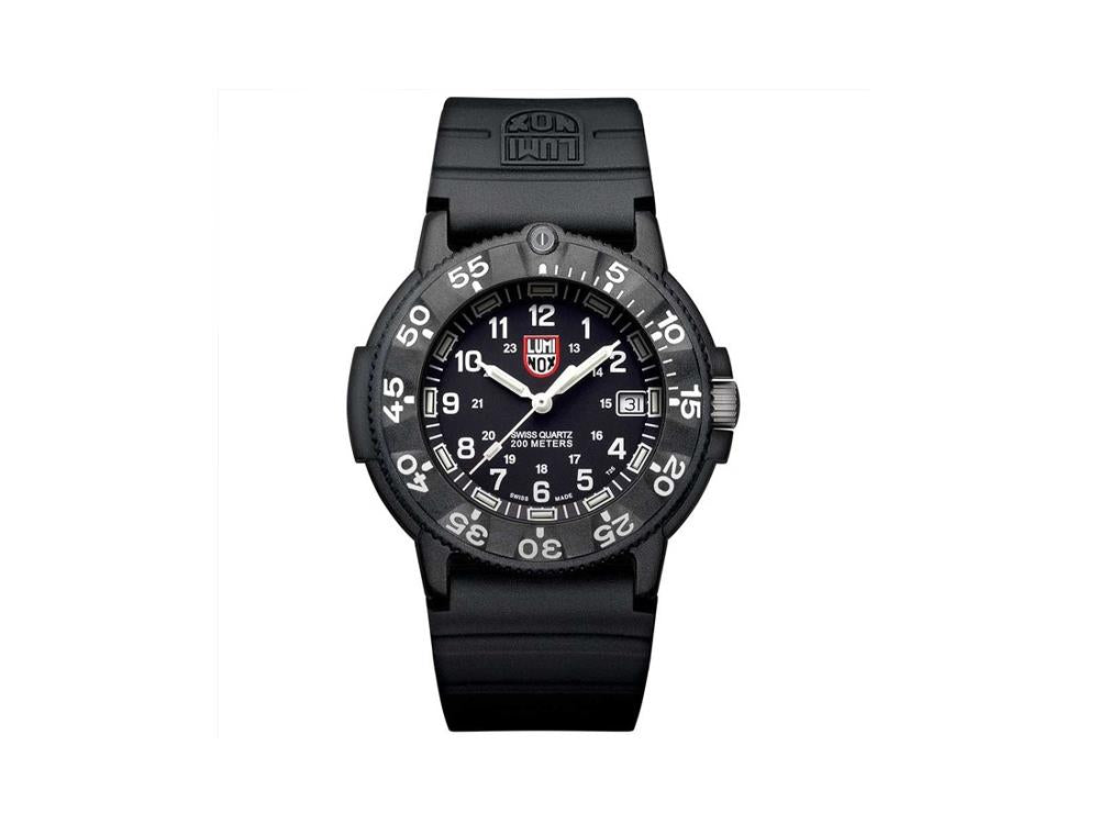 Reloj de Cuarzo Luminox Sea Navy Seal, Carbono, Negro/Blanco, XS.3001