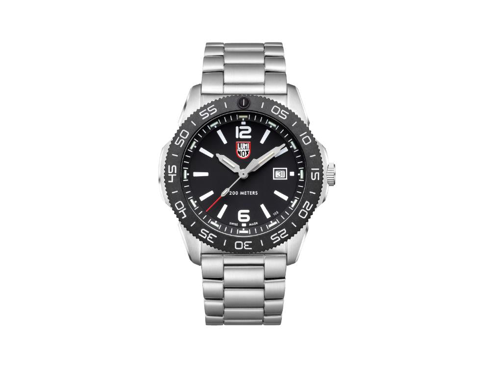 Reloj de Cuarzo Luminox Sea Pacific Diver, CARBONOX, Negro, 44 mm, XS.3122