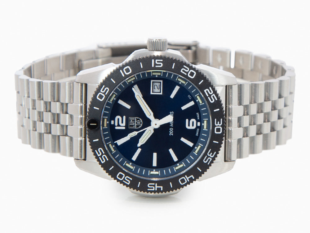 Reloj de Cuarzo Luminox Sea Pacific Diver Ripple Collection, Azul, XS.3123M.SET